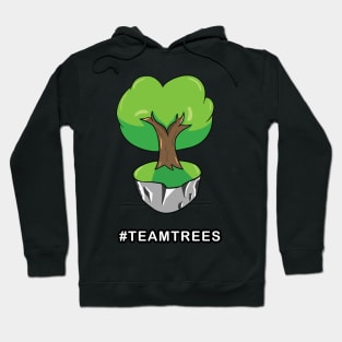 Cool #teamtrees Design Hoodie